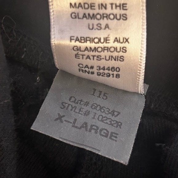 Rare Juicy Couture Black Velour Pants with Gold Crest Y2K Vintage XL - Picture 3 of 6